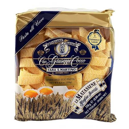 Giuseppe Cocco – Large Pappardelle Egg Pasta #A16  8.8 oz (250 g) - Image 3